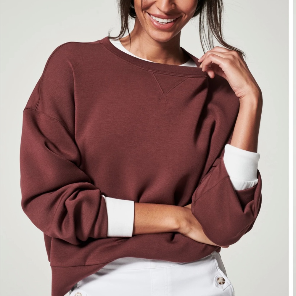 NEW SPANX AirEssentials Crew (spice)